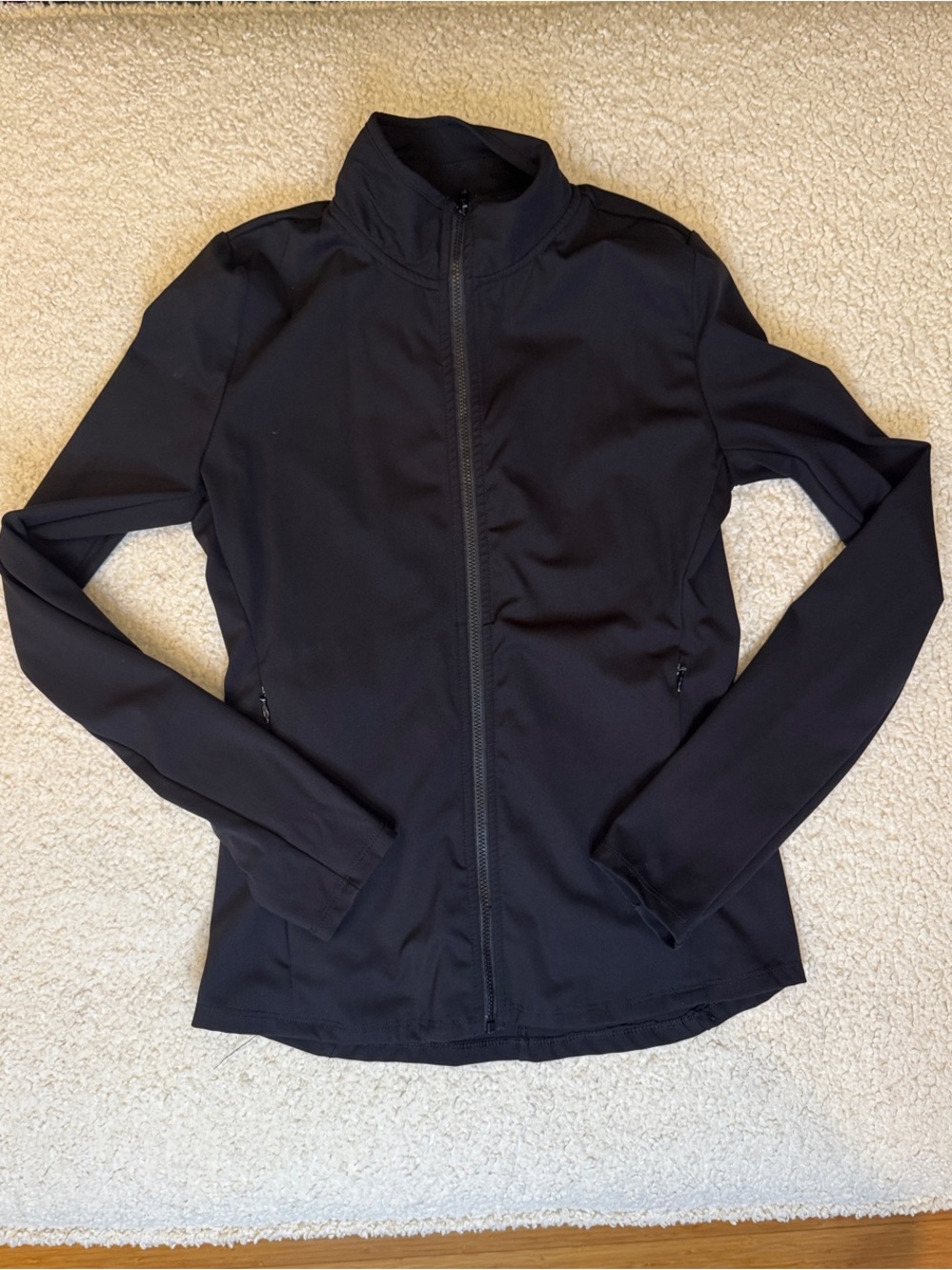 Babaton Black Full-Zip Utility Jacket